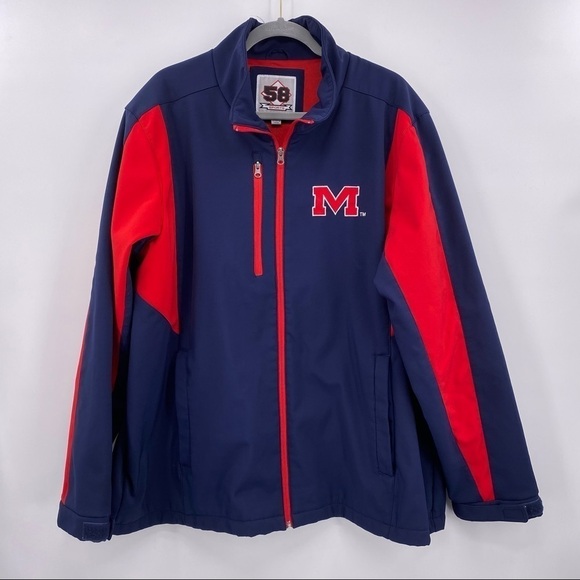 58 Sports G-III Apparel Group Ole Miss Jacket - Picture 1 of 12